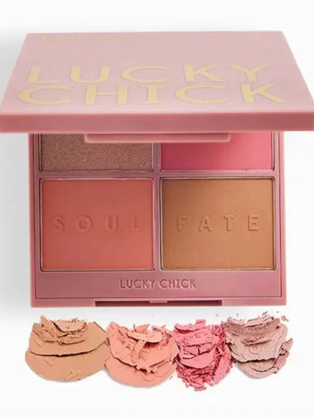 NIB Lucky Chick Face Palette — highlight blush contour bronzer